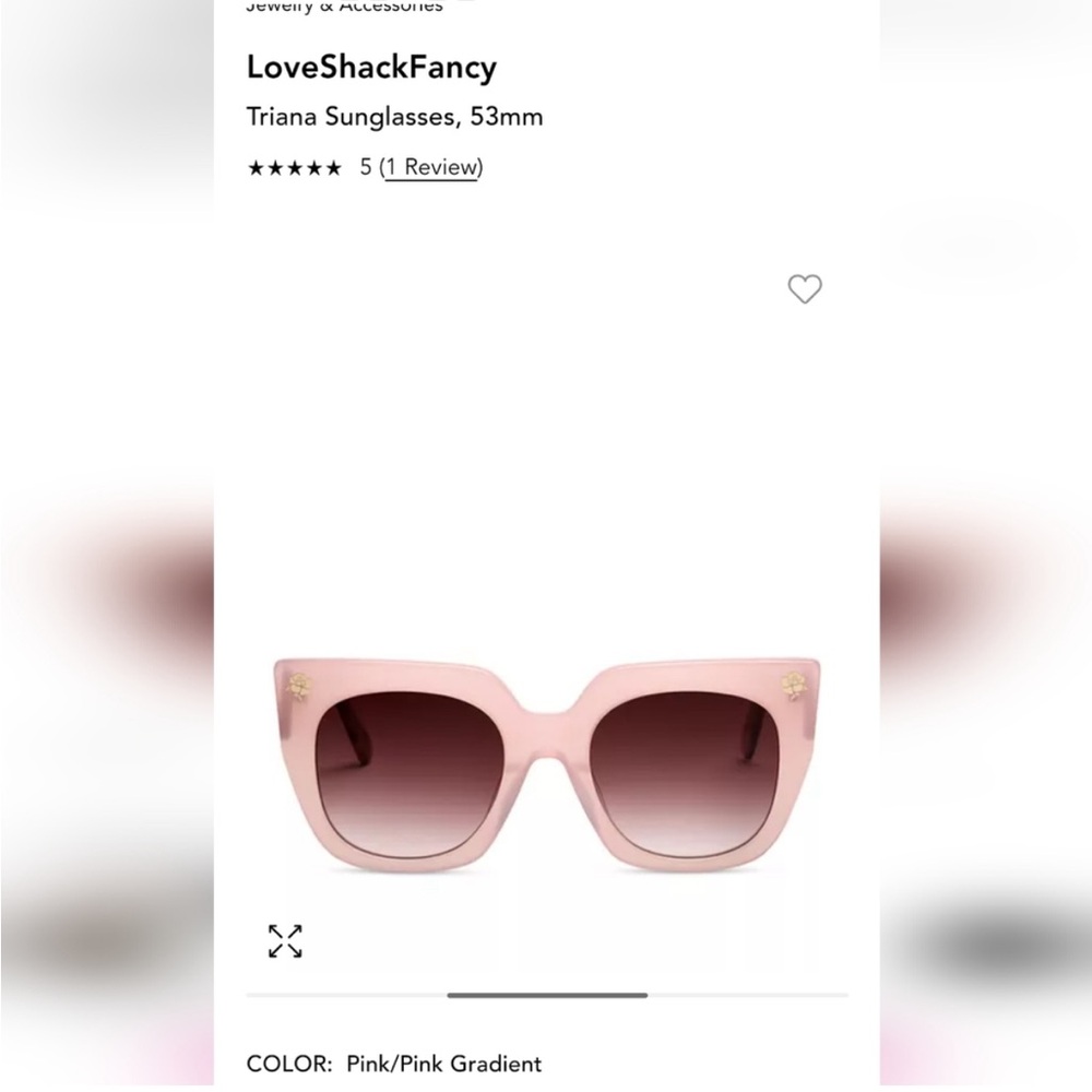 LoveShackFancy Triana Sunglasses